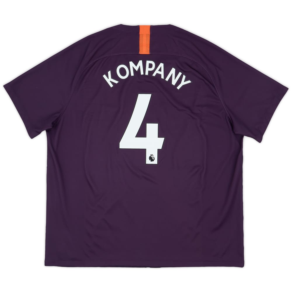 2018-19 Manchester City Third Shirt Kompany #4 - 7/10 - (XXL)