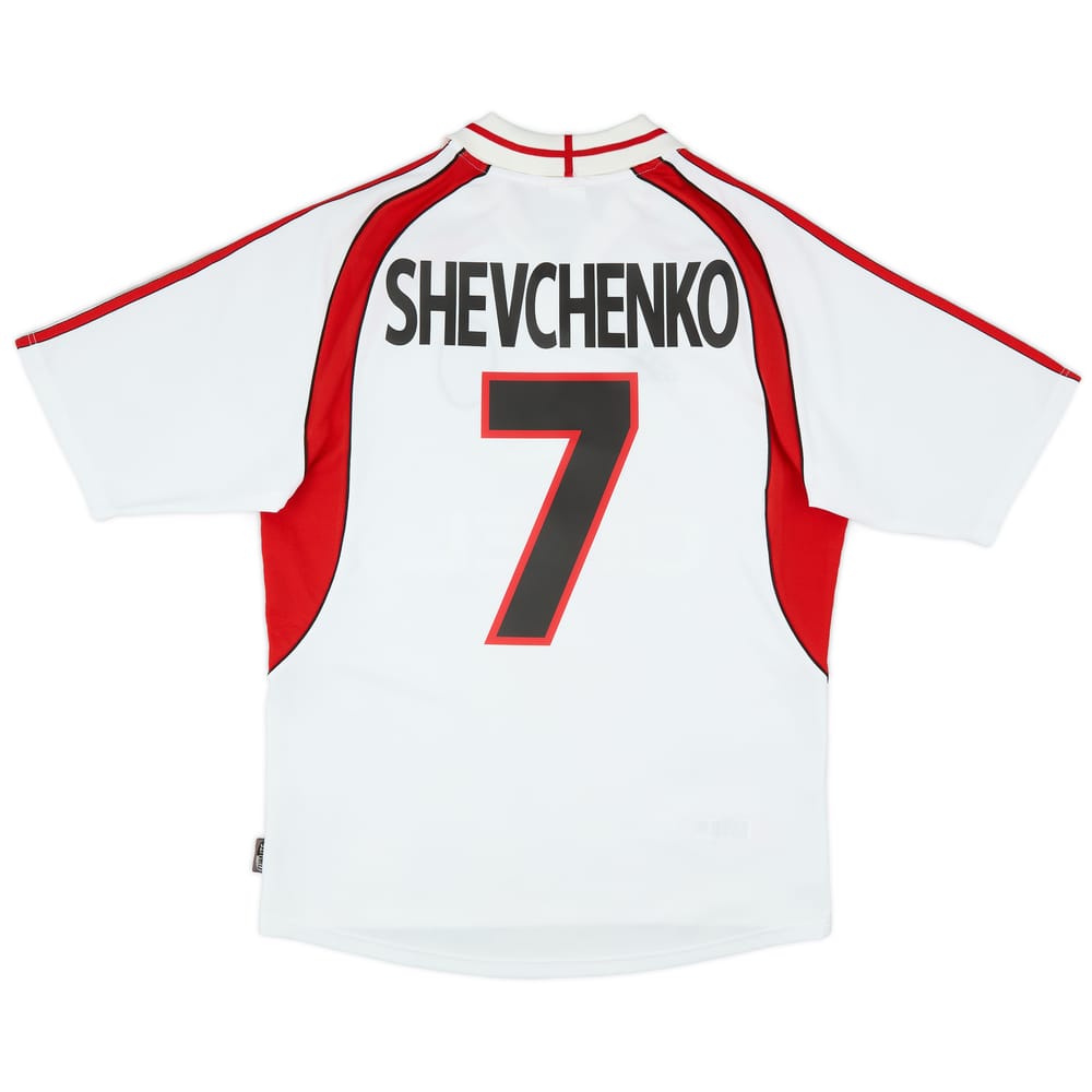 2000-02 AC Milan Away Shirt Shevchenko #7 - 8/10 - (M)