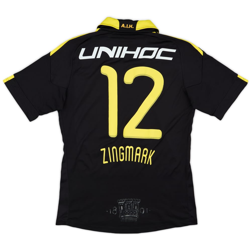 2010-12 AIK Innebandy Match Issue Home Shirt Zingmark #12