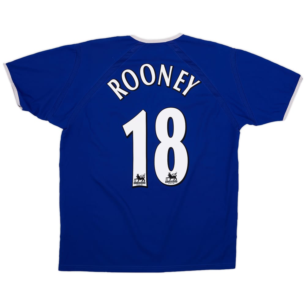 2003-04 Everton Home Shirt Rooney #18 - 8/10 - (L)