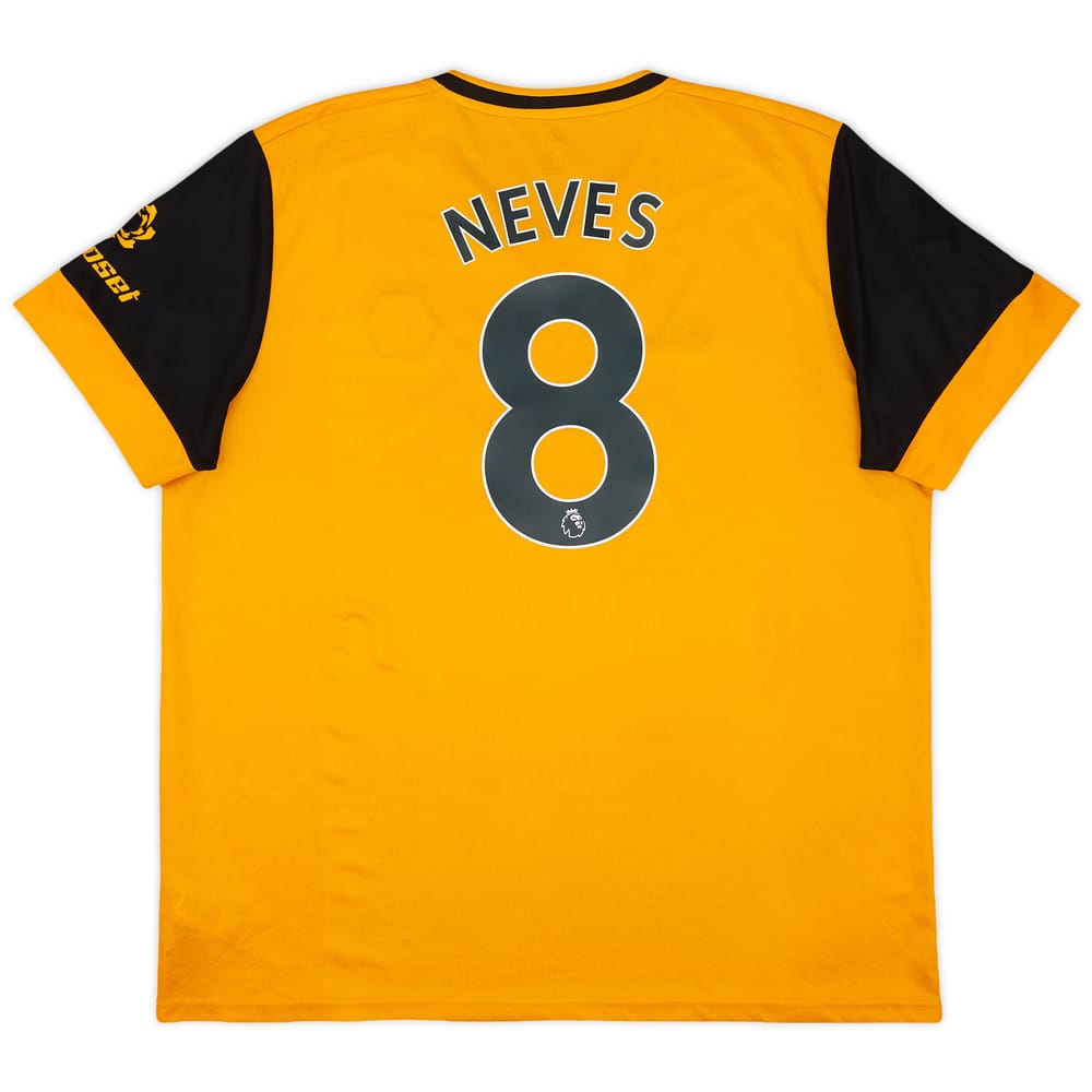 2020-21 Wolves Home Shirt Neves #8 - 8/10 - (XXL)