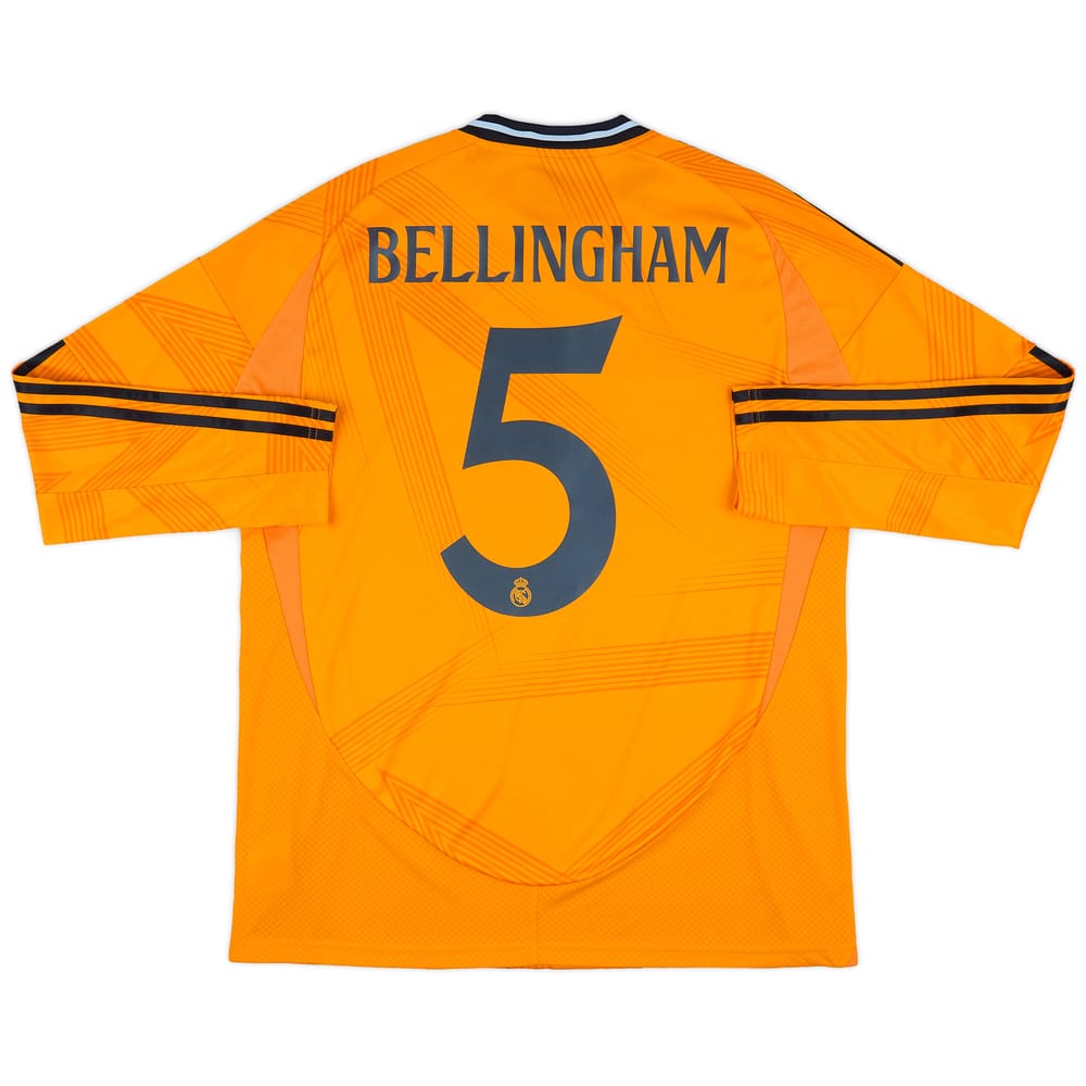 2024-25 Real Madrid Away L/S Shirt Bellingham #5