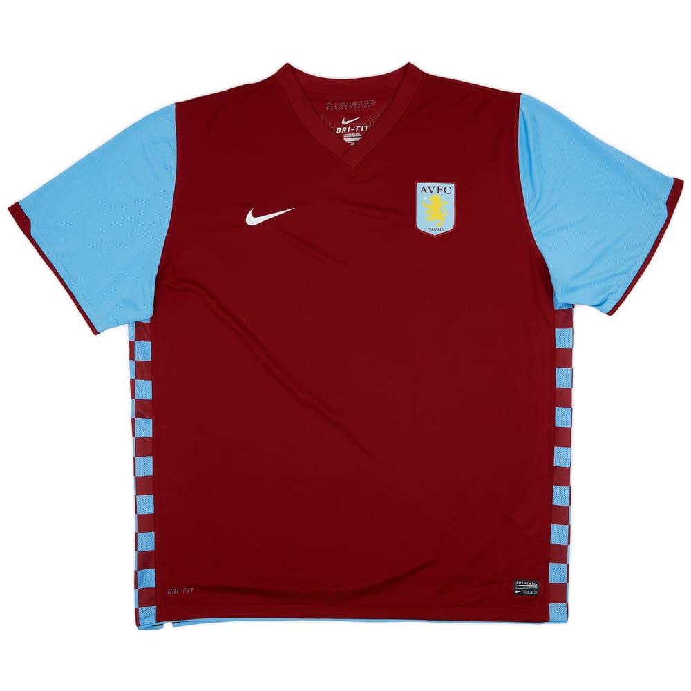 2010-11 Aston Villa Player Issue Home Shirt - 9/10 - (3XL)