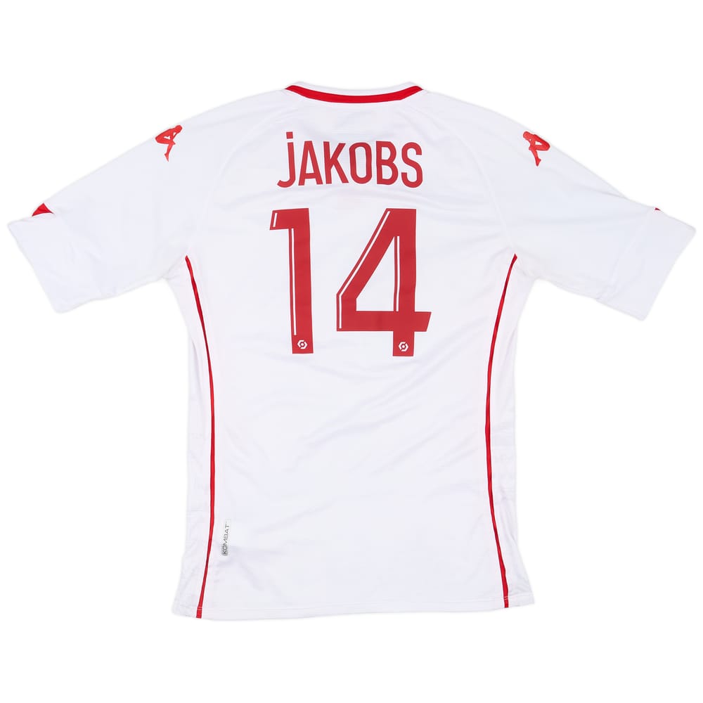 2020-21 Monaco Authentic Away Shirt Jakobs #14 - 8/10 - (M)