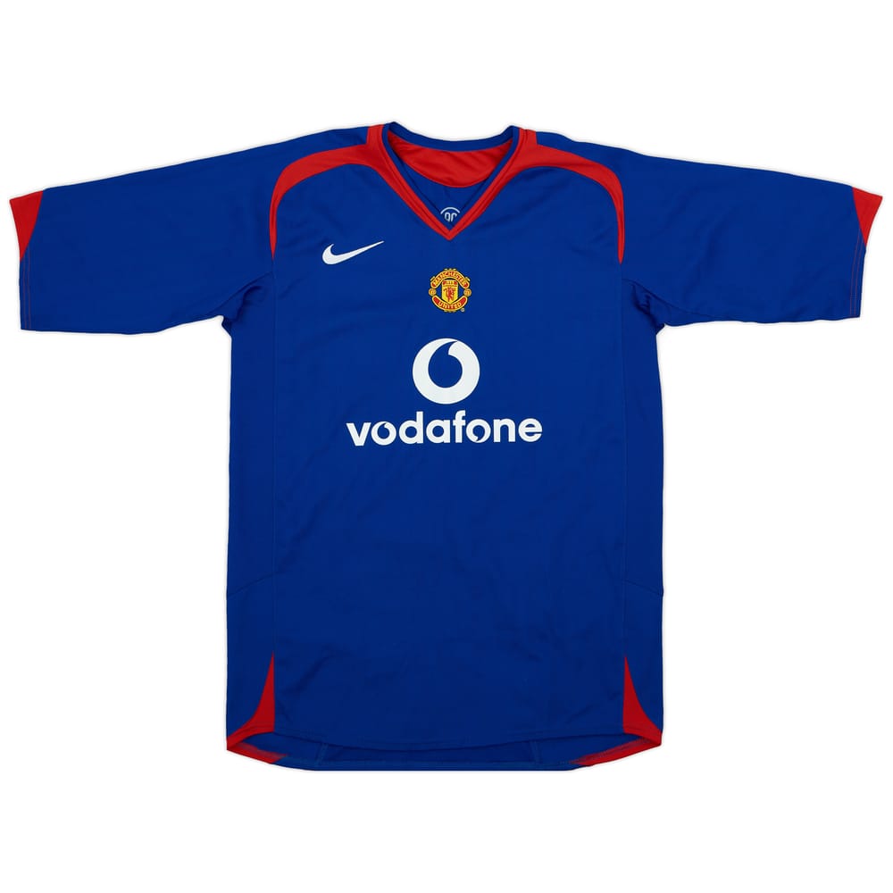 2005-06 Manchester United Away Shirt - 9/10 - (XL.Boys)