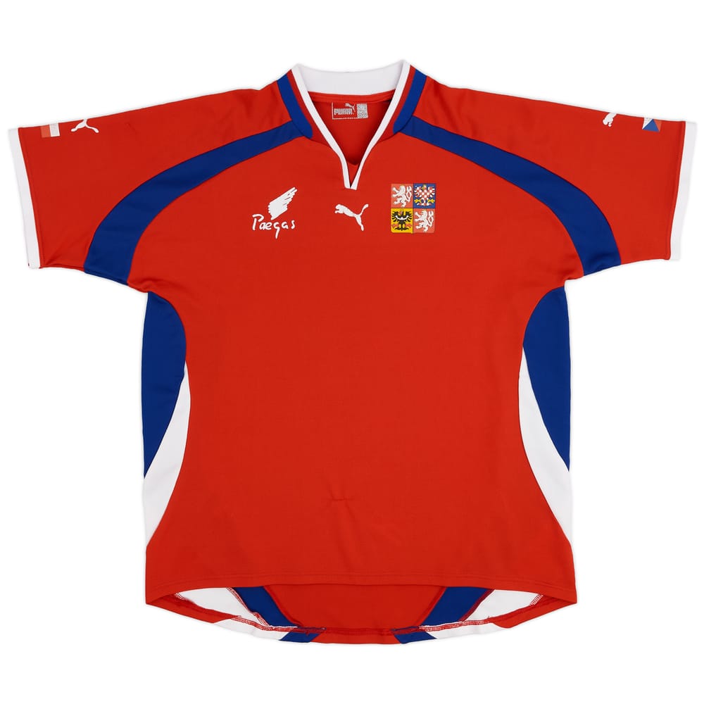 2000-02 Czech Republic Basic Home Shirt - 6/10 - (XL)