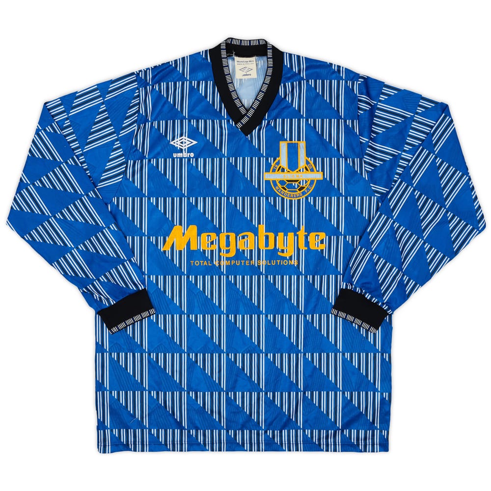 1990-91 Sliema Wanderers Home Shirt - 8/10 - (L)