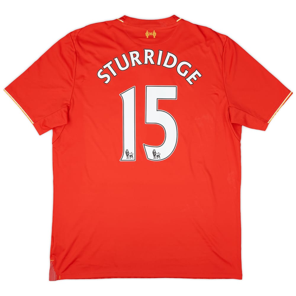 2015-16 Liverpool Home Shirt Sturridge #15 - 6/10 - (XL)