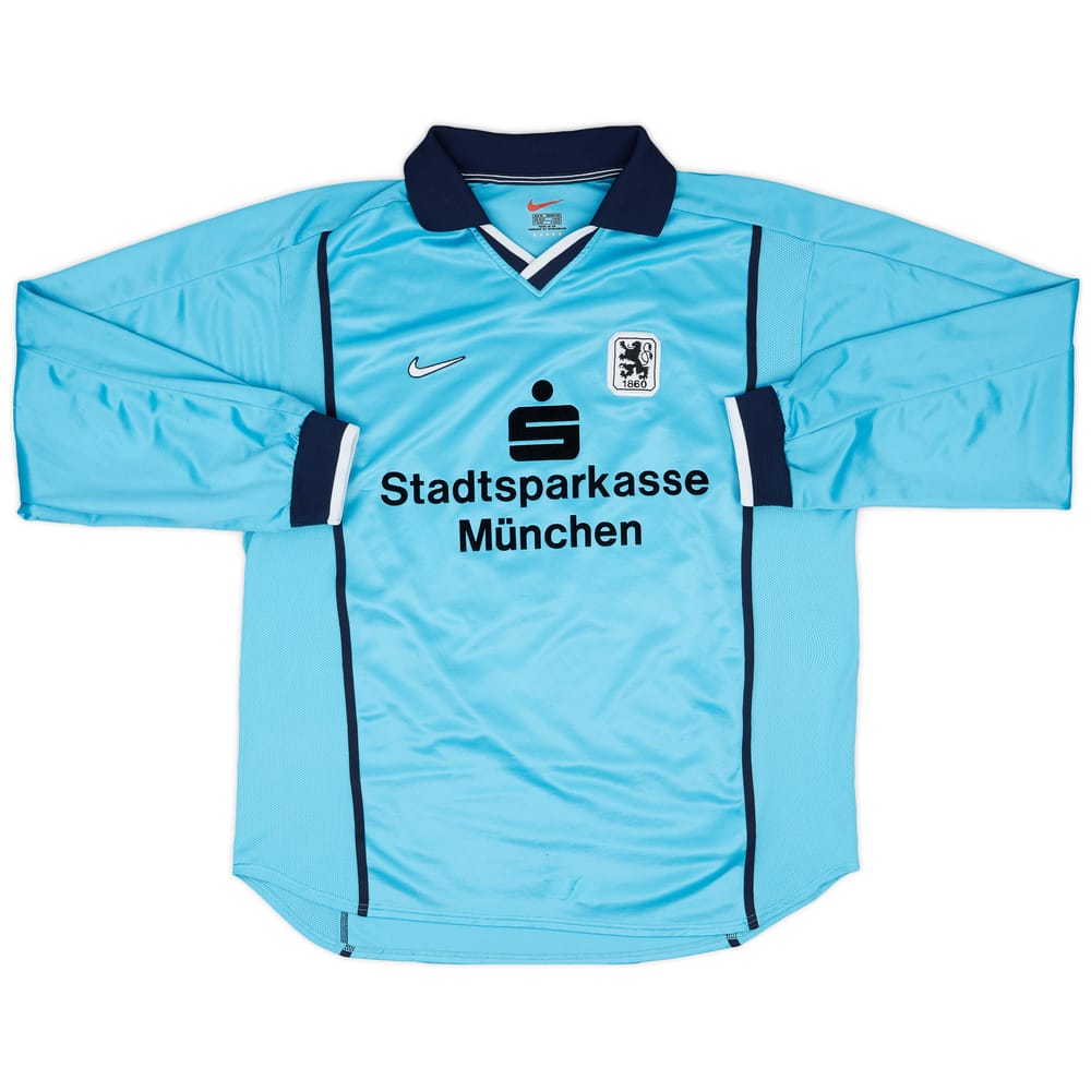 1999-01 1860 Munich II Match Issue Home L/S Shirt #12