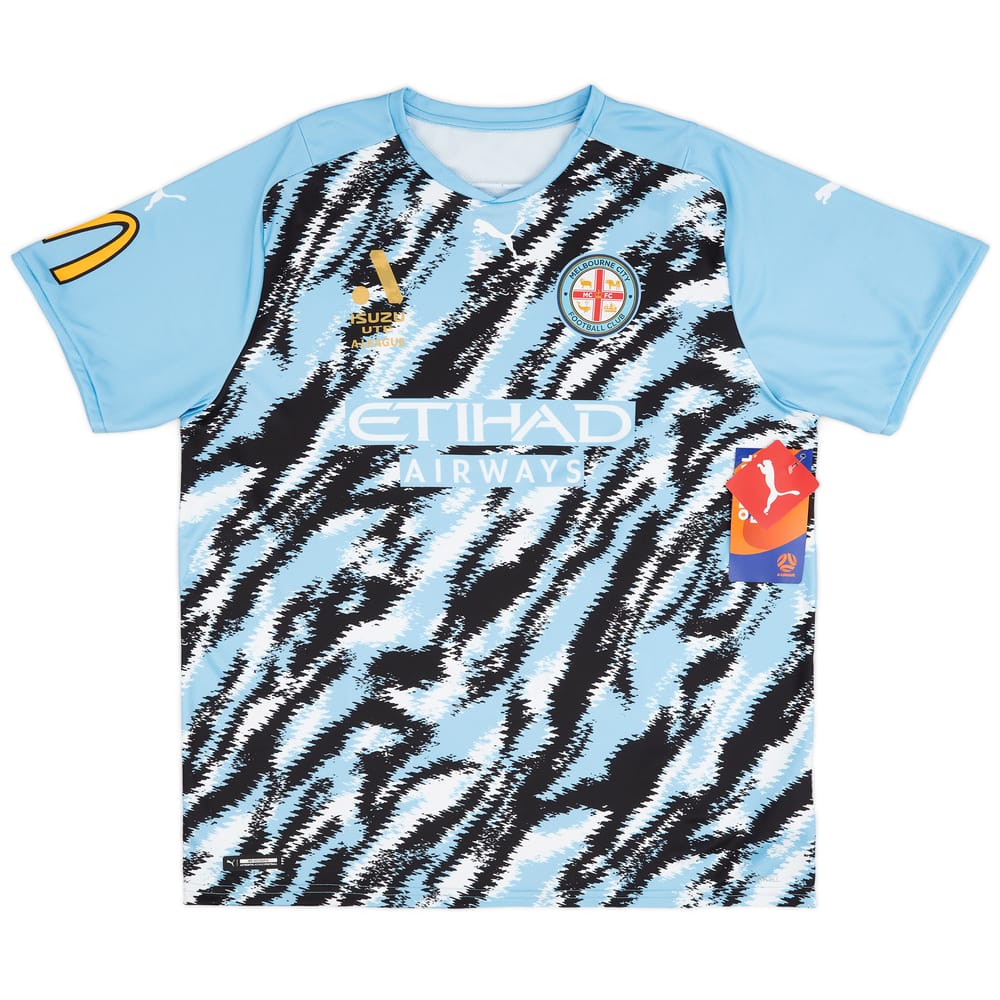 2021-22 Melbourne City Player Issue Pre-Match Shirt