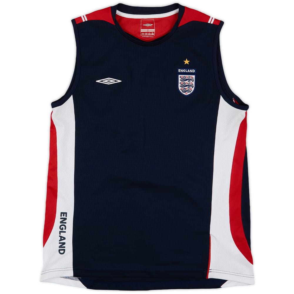 2006-07 England Umbro Training Vest - 9/10 - (L)