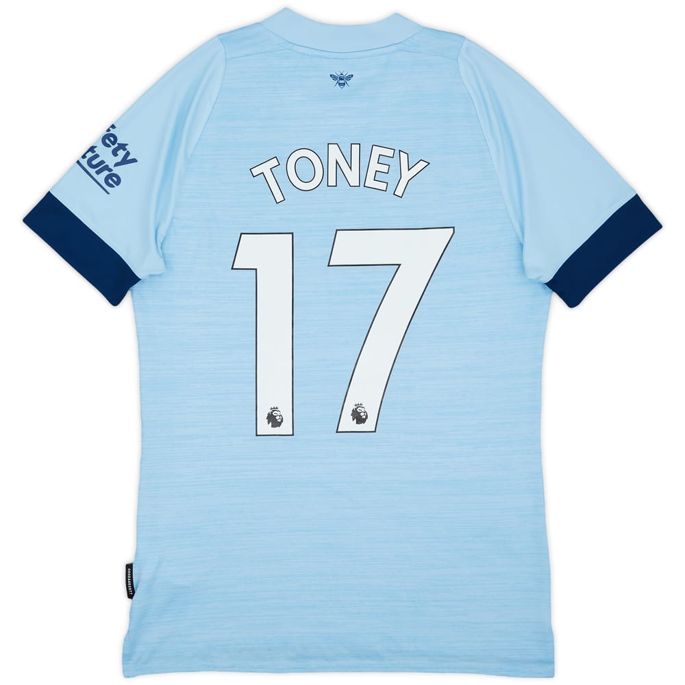 2022-24 Brentford Away Shirt Toney #17 - 7/10 - (S)