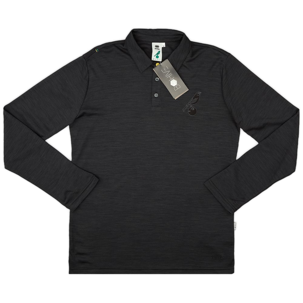 2017-18 Norwich Errea Polo L/S T-Shirt (S)