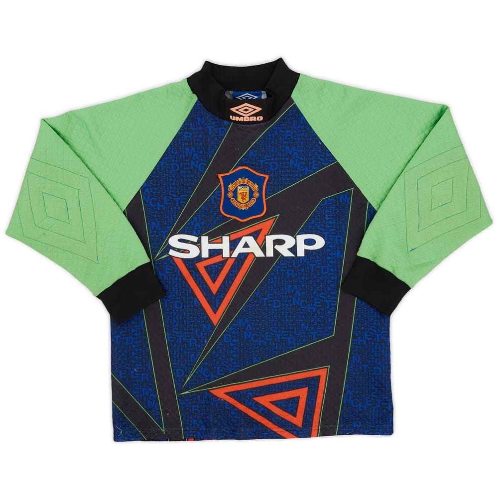 1994-96 Manchester United GK Shirt - 7/10 - (Y)