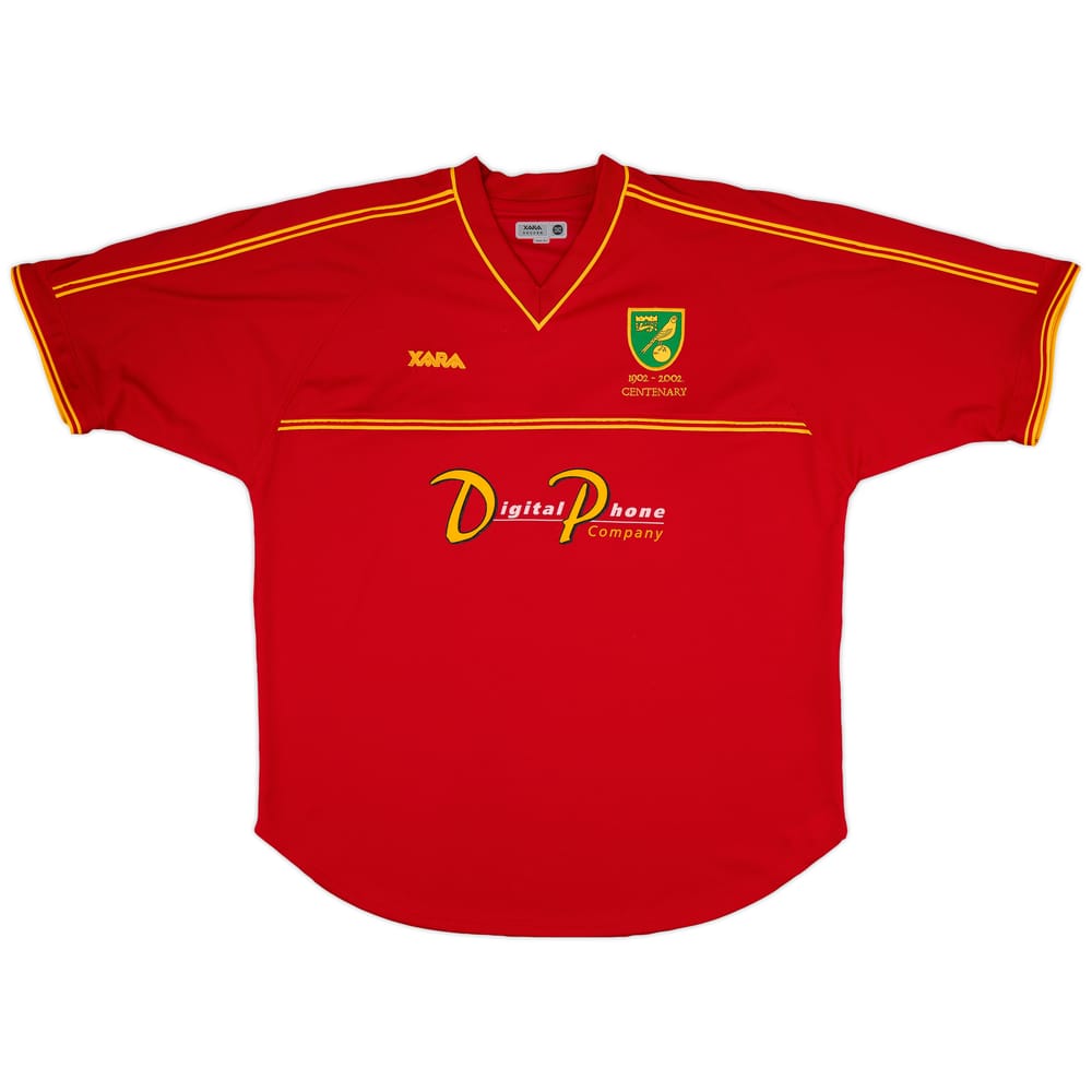 2001-02 Norwich Centenary Away Shirt #7 - 8/10 - (XL)