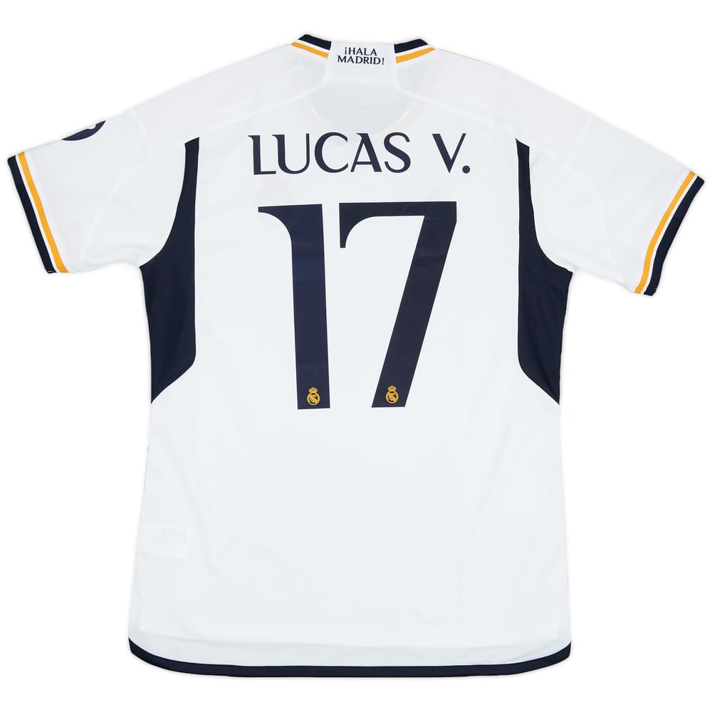 2023-24 Real Madrid Home Shirt Lucas V. #17 (M)