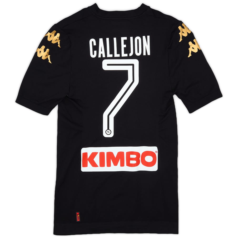2016-17 Napoli Authentic Third Shirt Callejon #7 (XL)