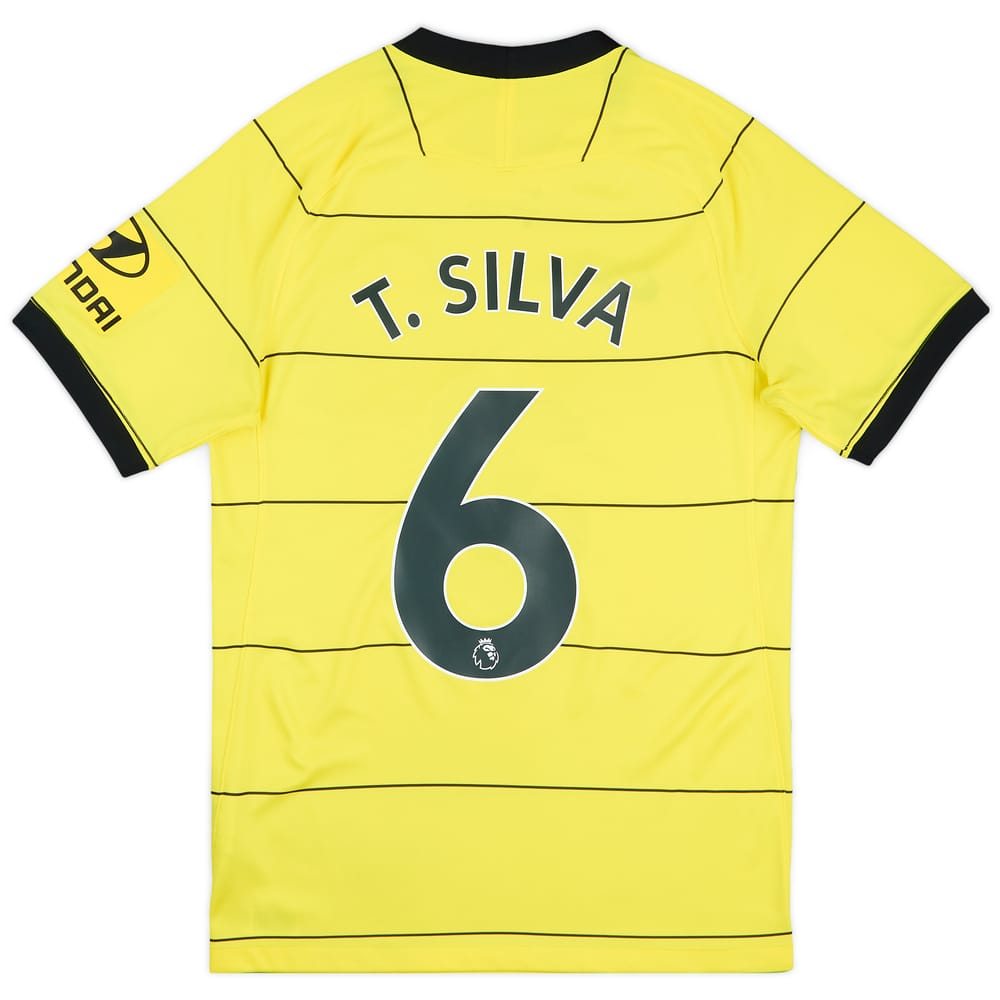 2021-22 Chelsea Away Shirt T.Silva #6 - 8/10 - (S)