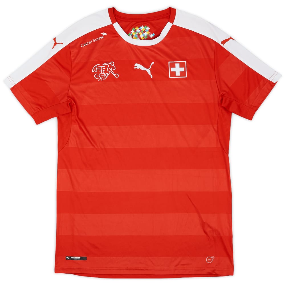 2016-17 Switzerland Home Shirt - 9/10 - (M)