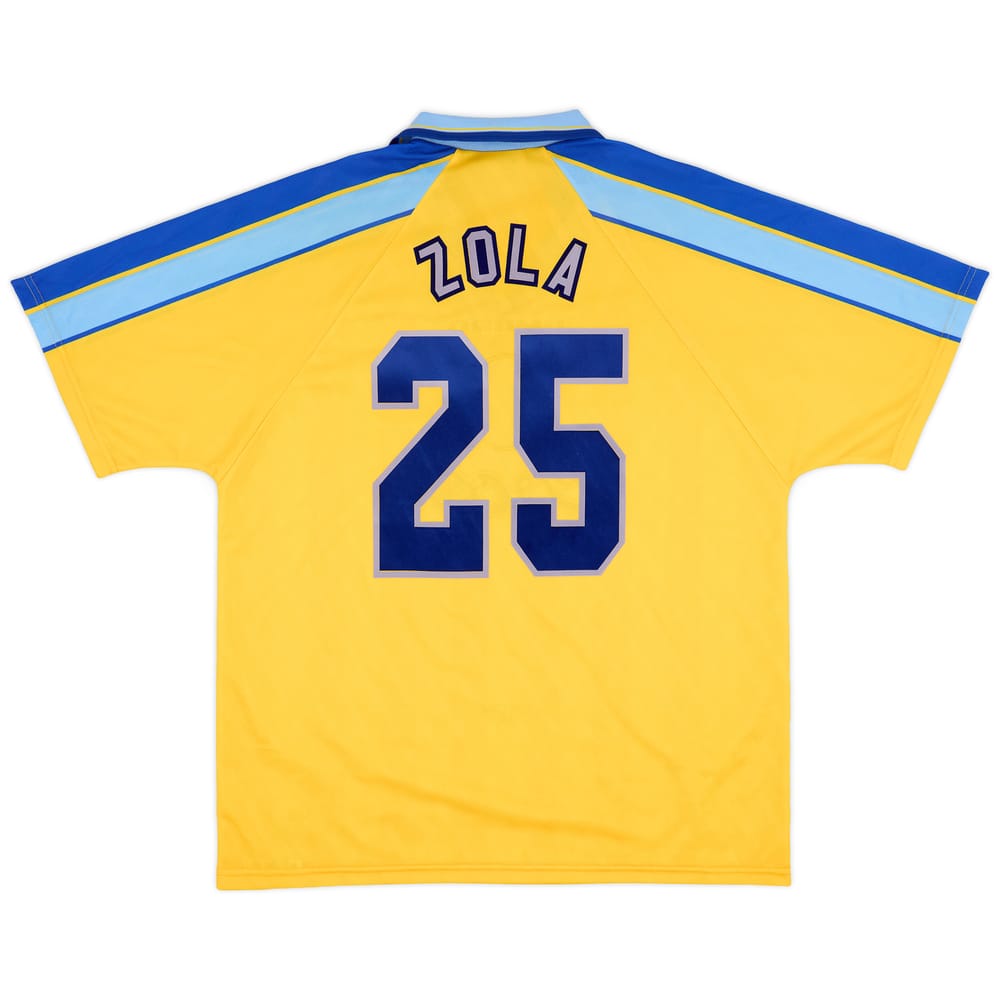 1996-97 Chelsea Away Shirt Zola #25 - 8/10 - (XL)