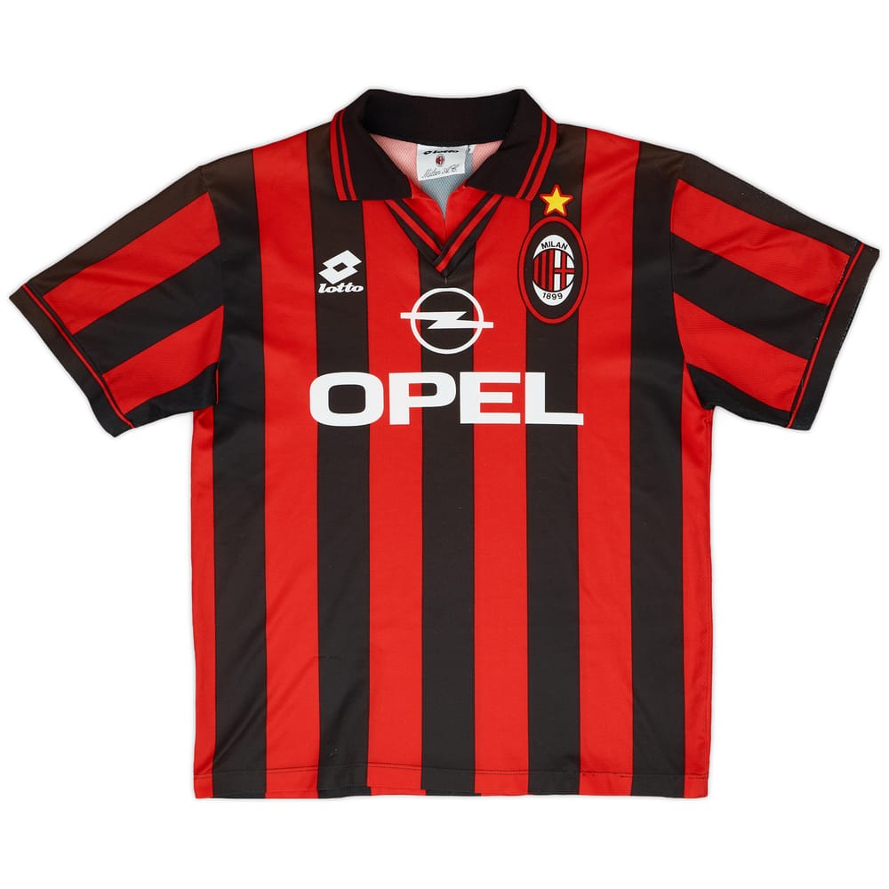 1997-98 AC Milan Home Shirt - 6/10 - (M)