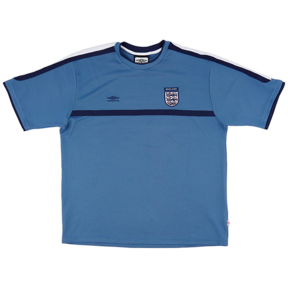 2000-01 England Umbro Training Shirt - 9/10 - (XL)