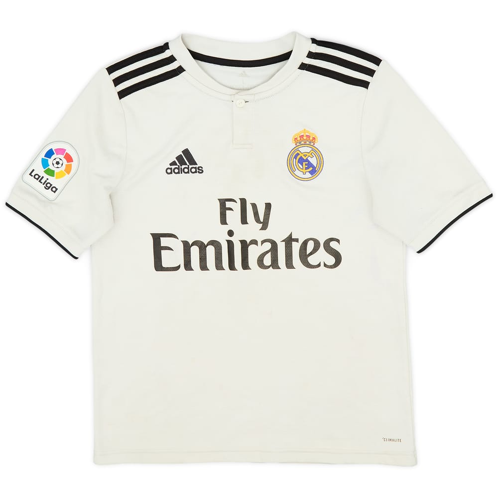 2018-19 Real Madrid Home Shirt - 6/10 - (L.Boys)
