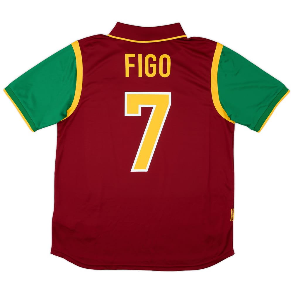 2008 Portugal Nike Retro 1998-00 Home Shirt Figo #7 - 8/10 - (L)