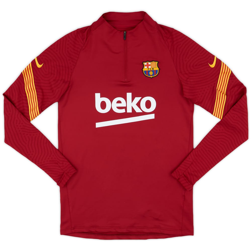 2020-21 Barcelona Nike 1/4 Zip Track Jacket - 9/10 - (S)