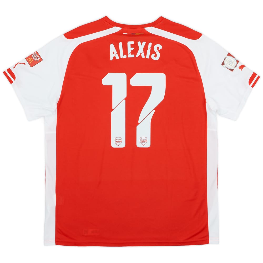 2014-15 Arsenal Home Shirt Alexis #17 (XL)