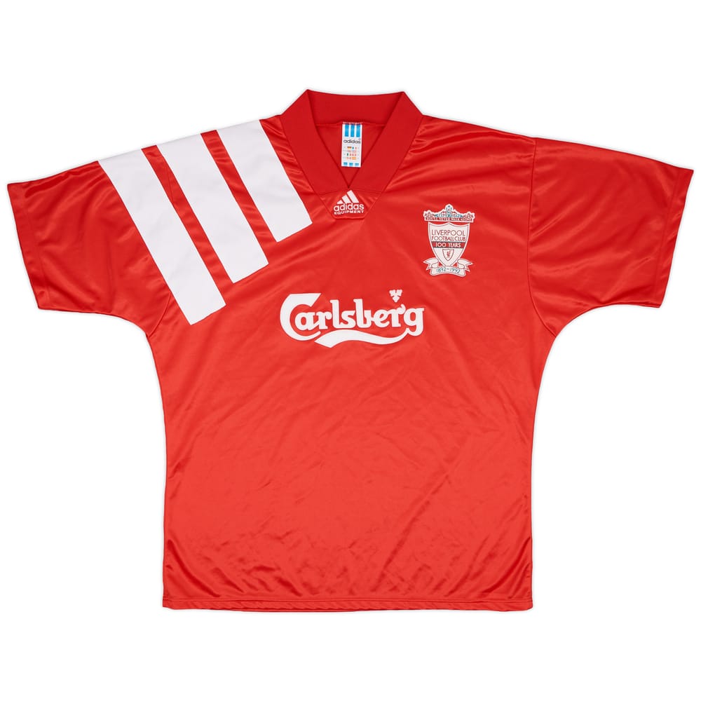 1991-92 Liverpool Home Shirt - 10/10 - (XL)