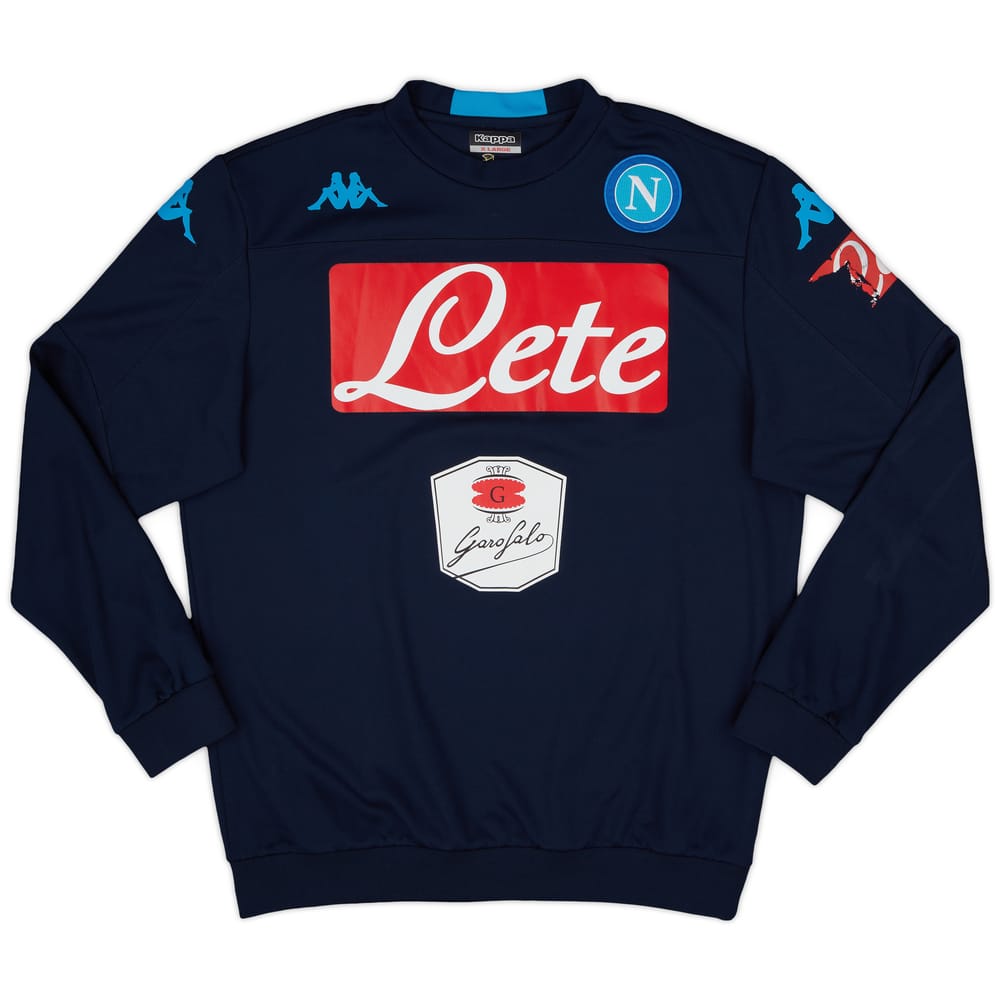 2017-18 Napoli Kappa Training L/S Shirt - 6/10 - (XL)