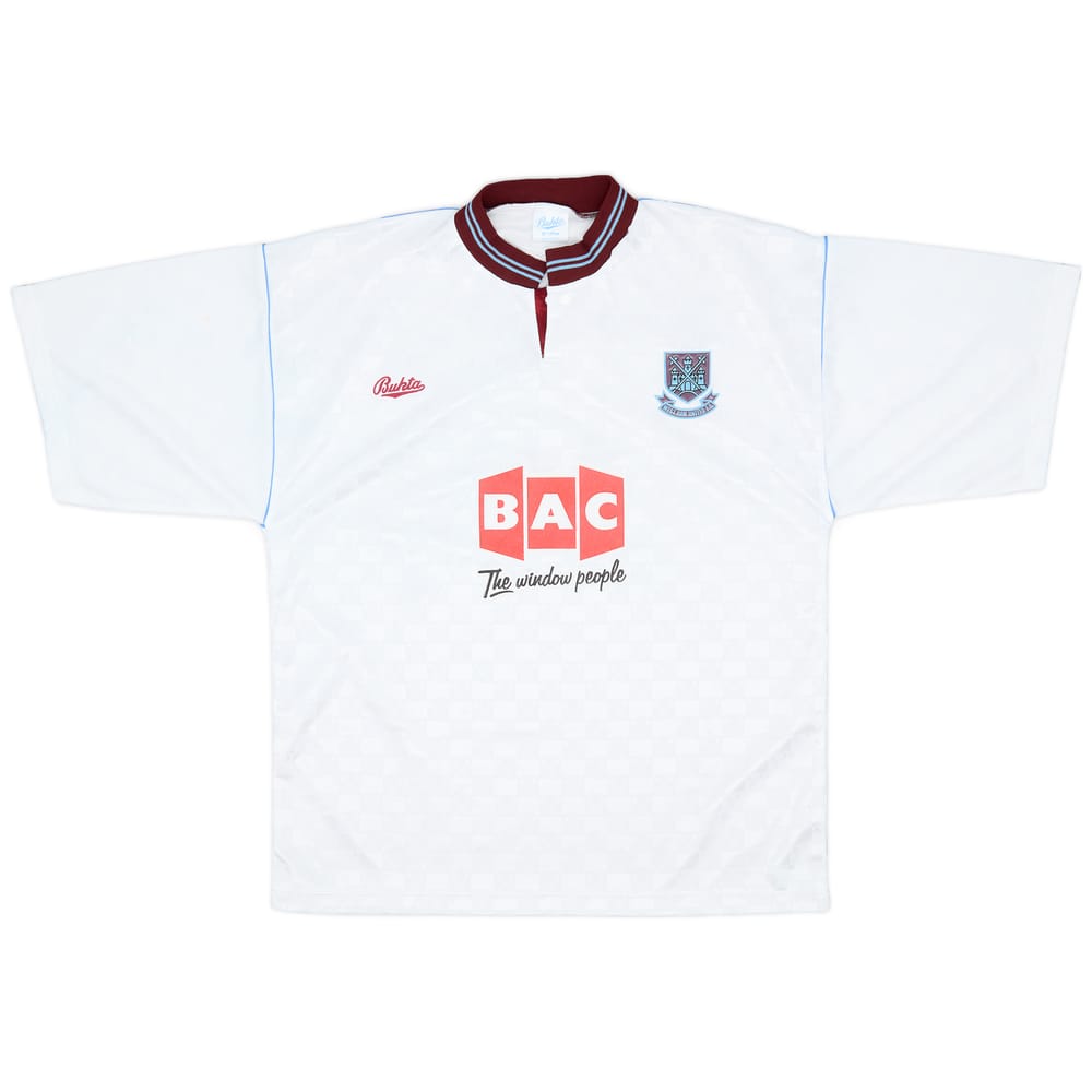 1991-92 West Ham Away Shirt - 8/10 - (L)