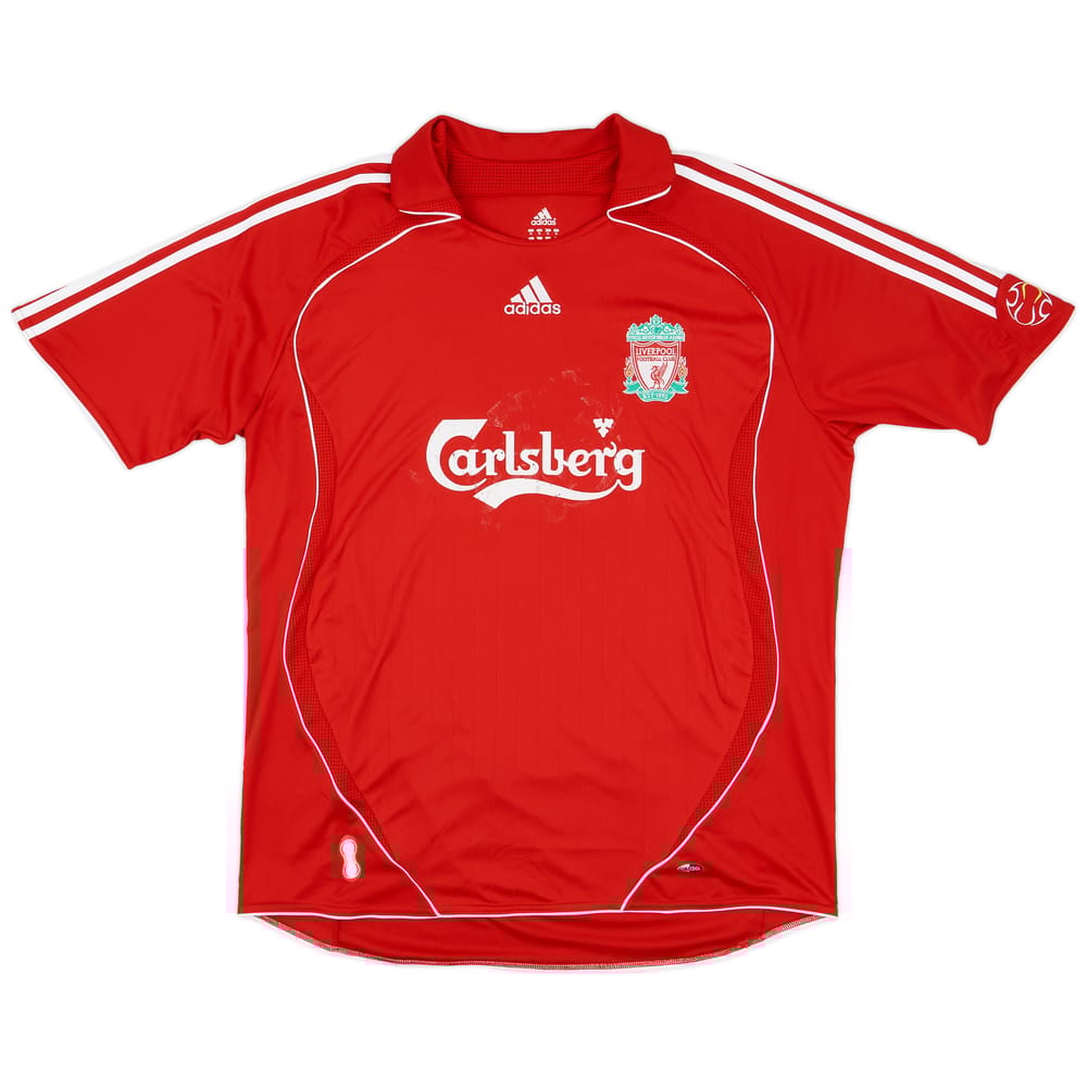 2006-08 Liverpool Home Shirt - 5/10 - (XL)