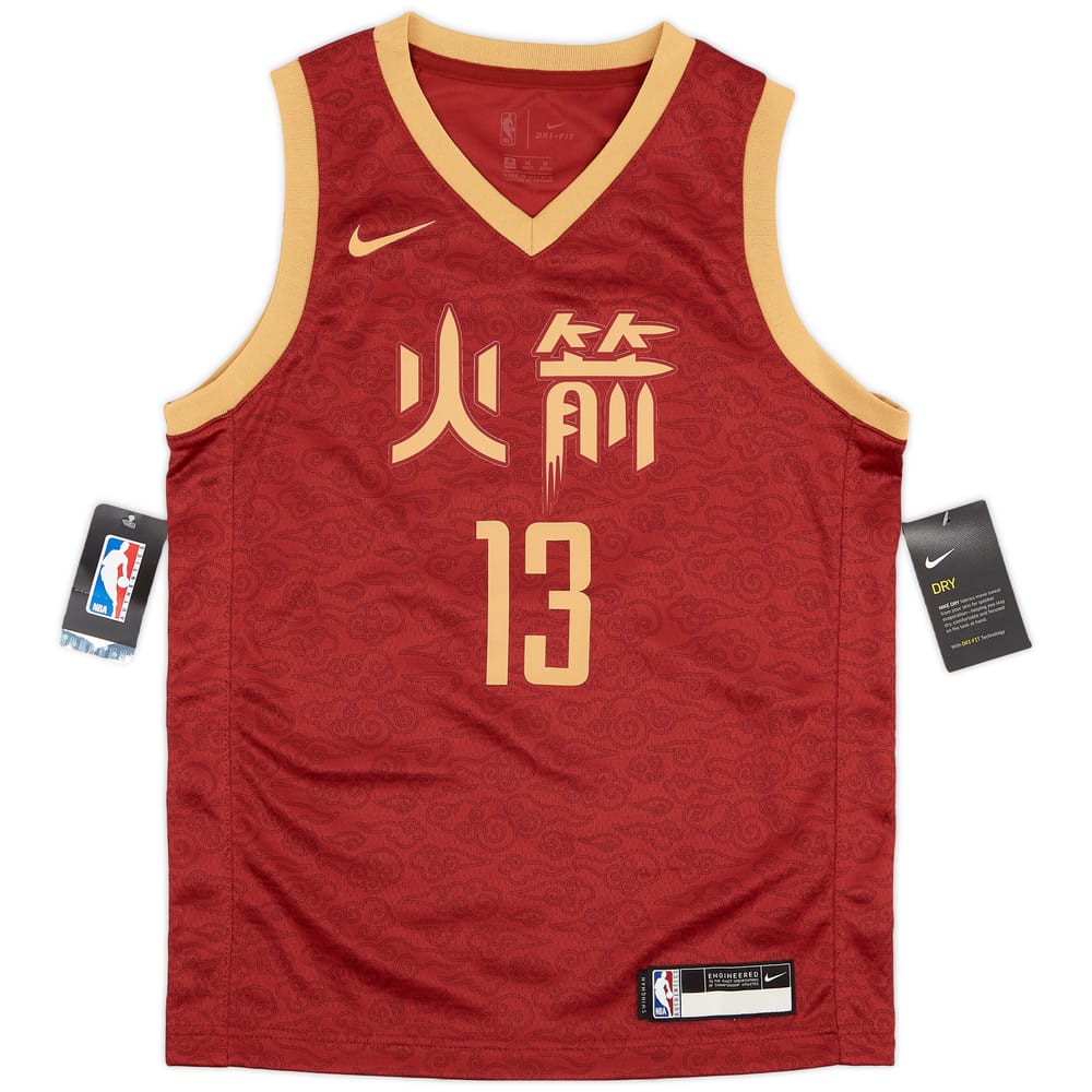 2018-19 Houston Rockets Harden #13 Nike Swingman Alternate Jersey (M.Boys)