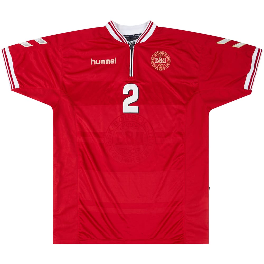 2000-02 Denmark Match Issue Home Shirt #2