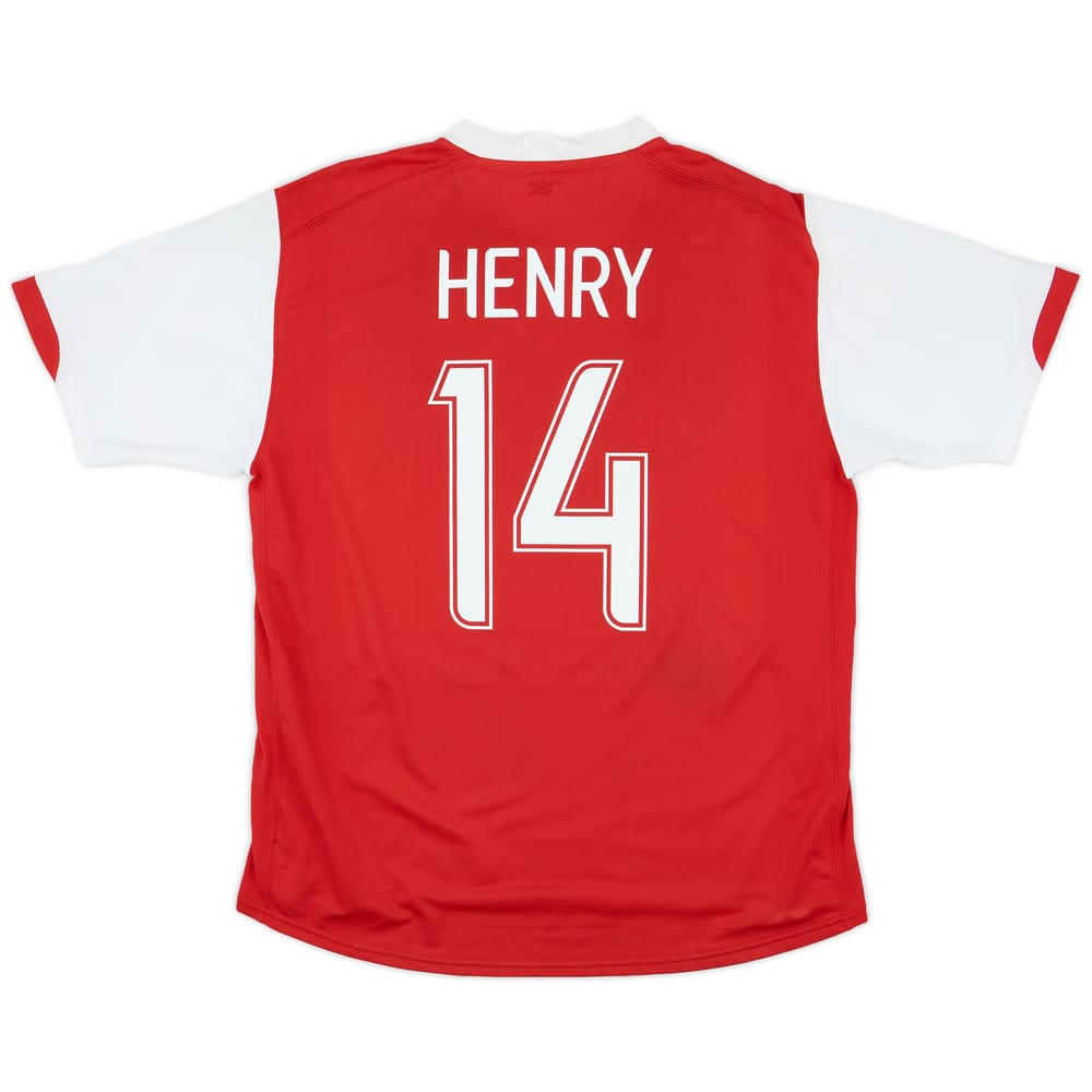 2006-08 Arsenal Home Shirt Henry #14 - 6/10 - (L)