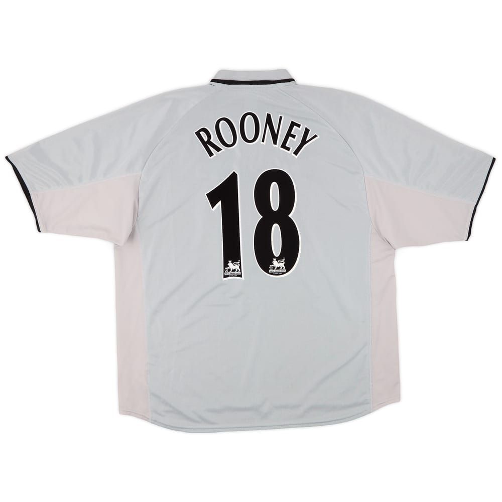 2001-02 Everton Away Shirt Rooney #18 - 8/10 - (XL)