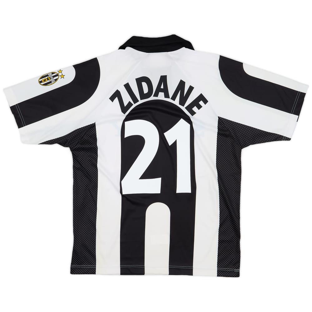 1997-98 Juventus Basic Centenary Home Shirt Zidane #21 (L)