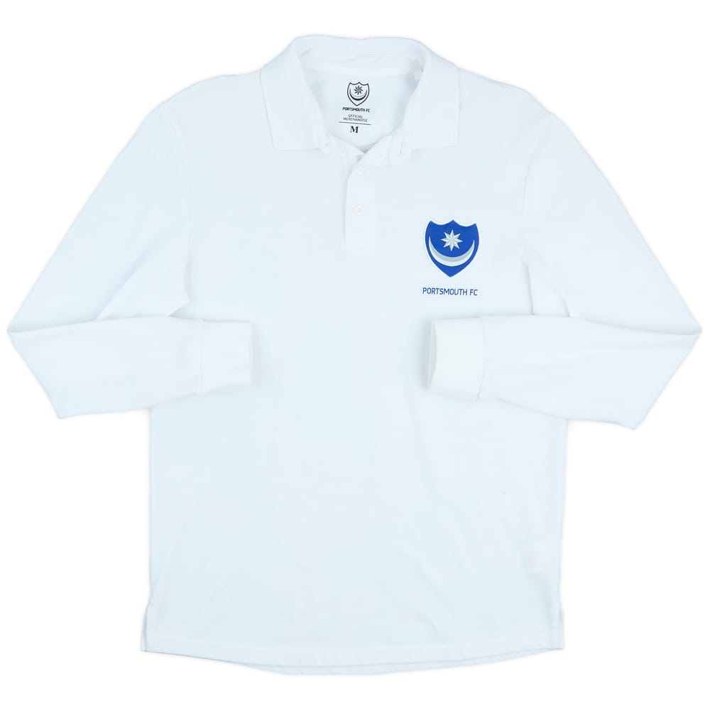 2014-15 Portsmouth Polo L/S Shirt - 9/10 - (M)