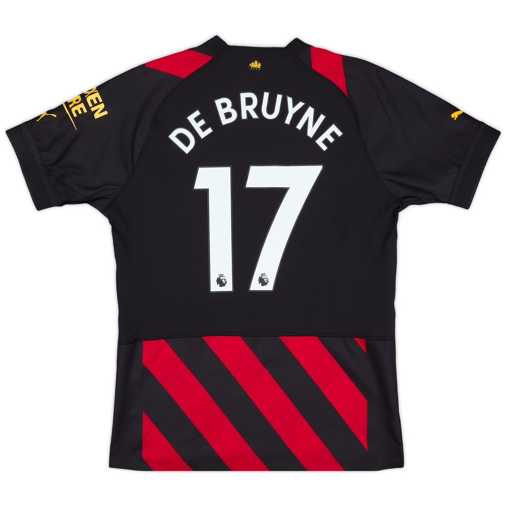 2022-23 Manchester City Player Issue Away Shirt De Bruyne #17