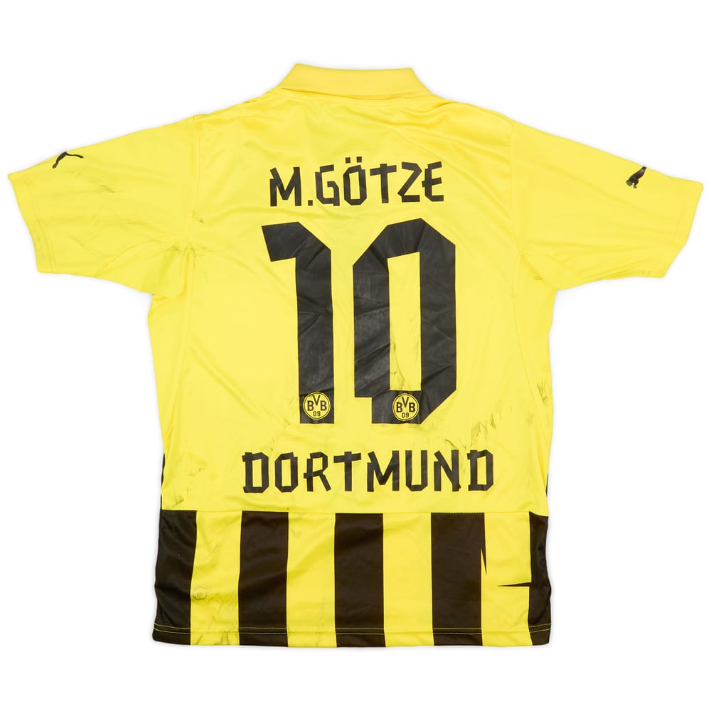 2012-13 Borussia Dortmund European Home Shirt M. Gotze #10 - 4/10 - (M)