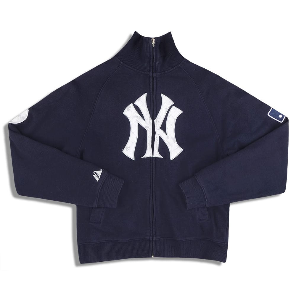 2000s New York Yankees Majestic Cooperstown Track Jacket S