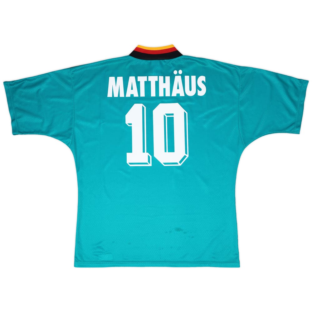 1994-96 Germany Away Shirt Matthaus #10 - 7/10 - (XL)