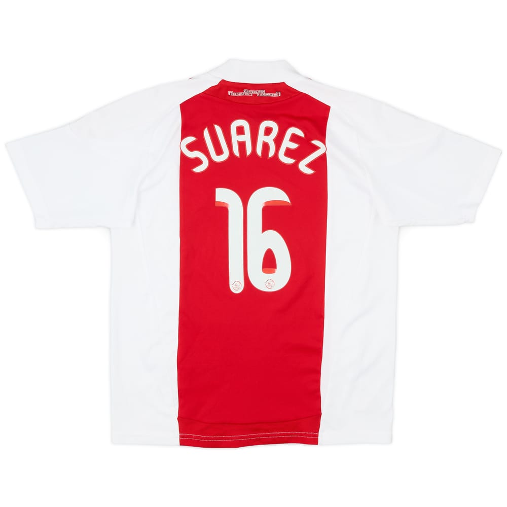 2010-11 Ajax Home Shirt Suarez #16 - 7/10 - (S.Boys)