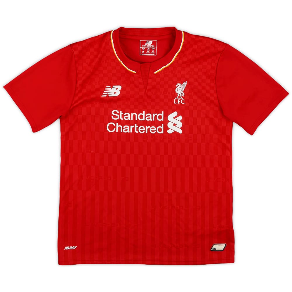 2015-16 Liverpool Home Shirt - 8/10 - (6-7 Years)