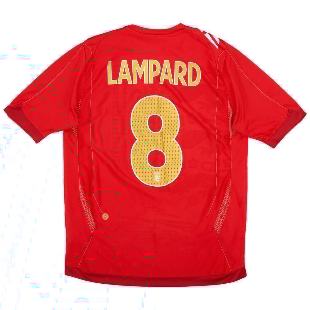 2006-08 England Away Shirt Lampard #8 - 7/10 - (M)