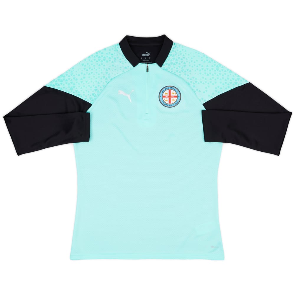 2023-24 Melbourne City Puma 1/4 Zip Training Top - As New - (M)