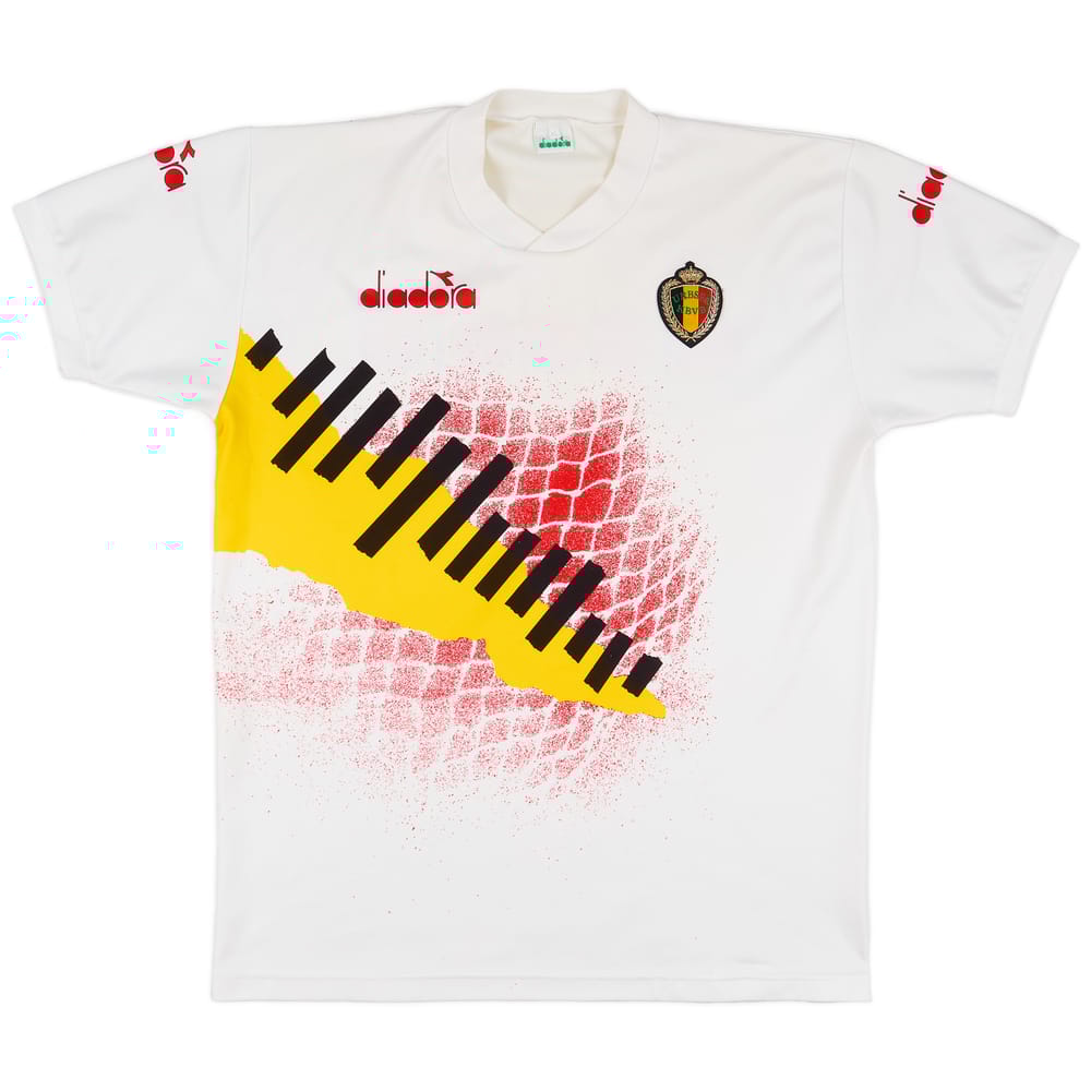 1992-94 Belgium Diadora Training Shirt - 8/10 - (XL)