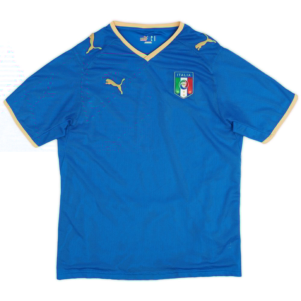 2007-08 Italy Home Shirt - 8/10 - (M)